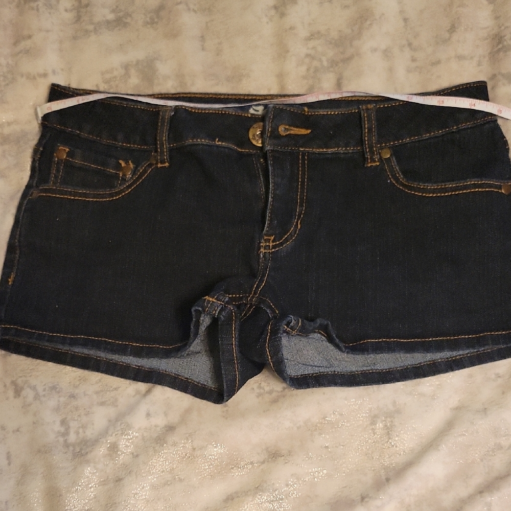 Women's Black Denim Shorts